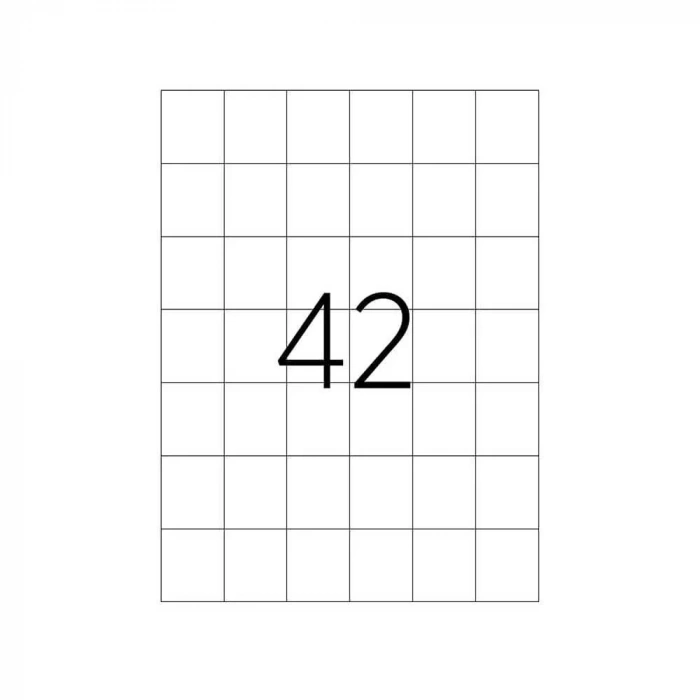 Tanex Laser Etiket Kod 2154 X 35mm X 42,43mm