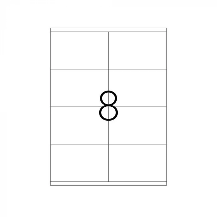 Tanex Laser Etiket Kod 2208 105mm x 70mm