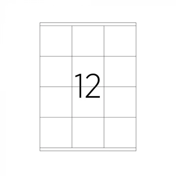 Tanex Laser Etiket Kod 2612 105mm X 48mm