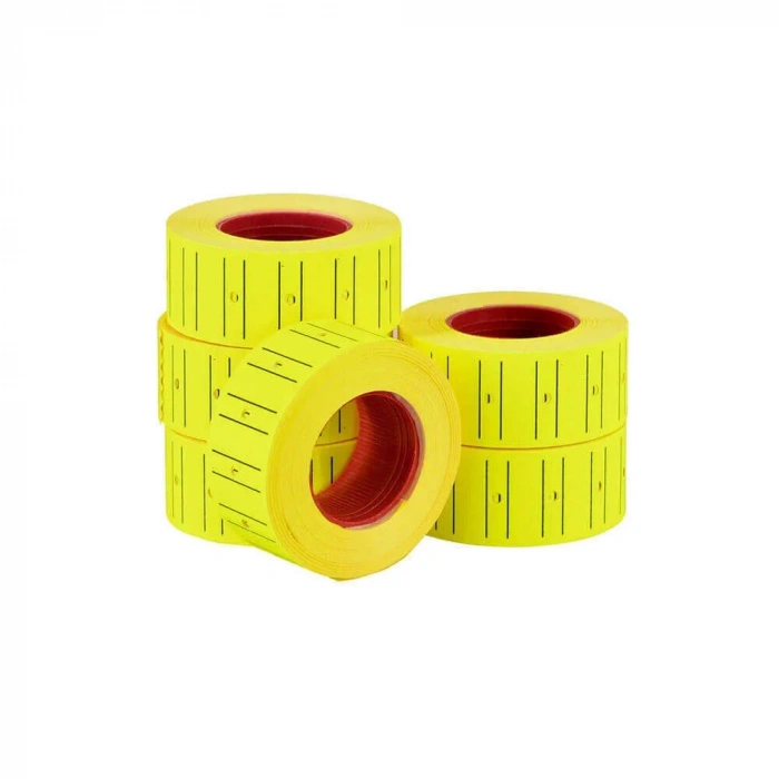 Tanex Motex Çizgili Flo Sarı Etiket 800 Adet