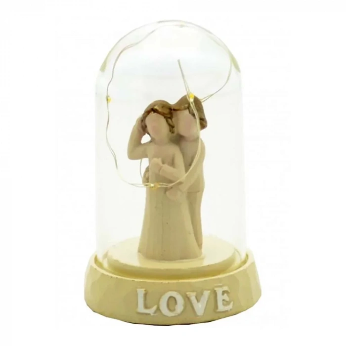 Taros Yüzsüz Işıklı Orta Boy Fanus 4644