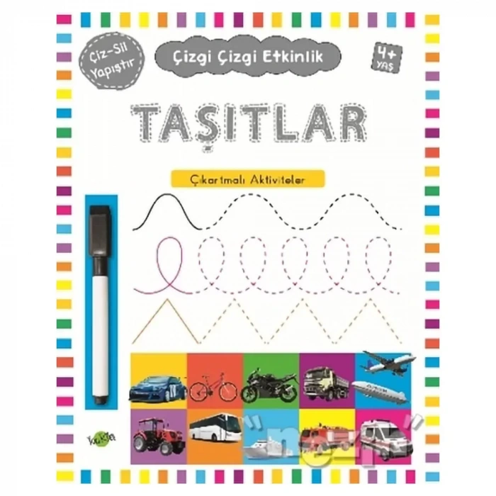 Taşıtlar 4 Yaş Ve Üstü - Çizgi Çizgi Etkinlik