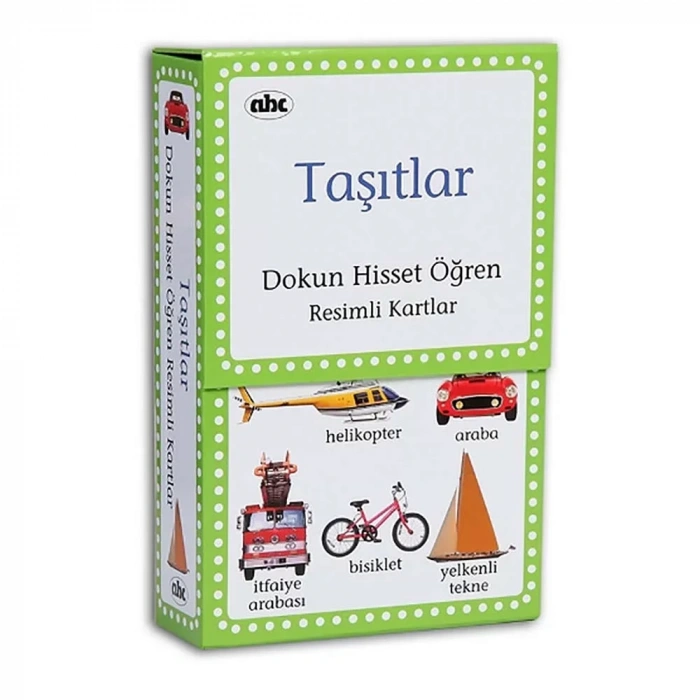 Taşıtlar - Dokun Hisset Öğren Resimli Kartlar