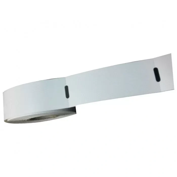 Termal Karton Raf Etiketi Ortası Çentikli 100x38 350 Li