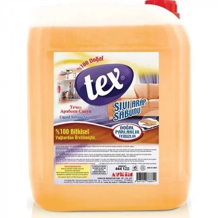 Tex Çok Amaçlı Sıvı Arap Sabunu  (5 Litre)