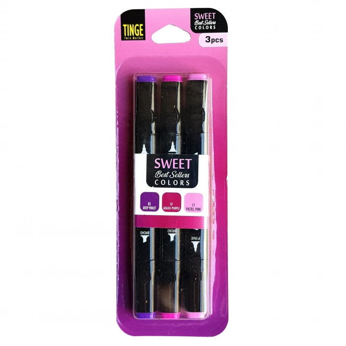 Tinge Marker 3lü Sweet Set