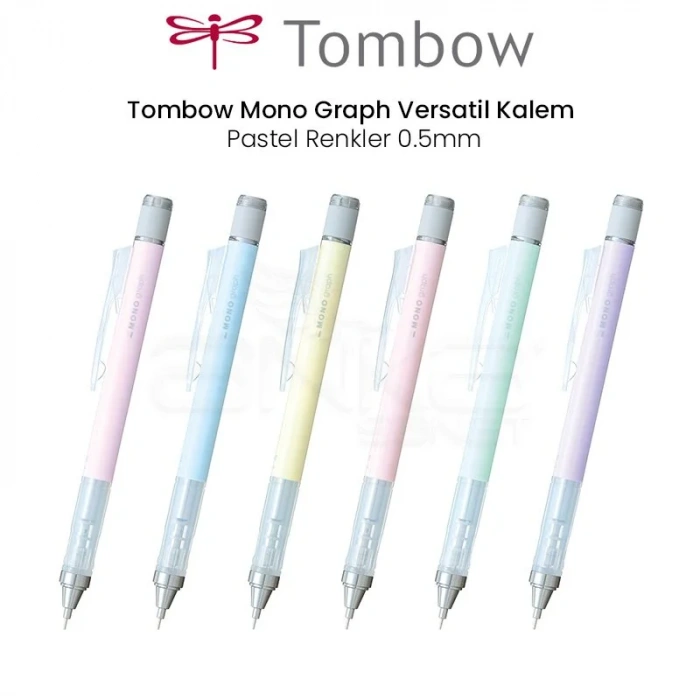 Tombow Mono Graph Versatil Kalem Pastel Renkler 0.5mm