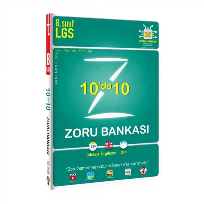 Tonguç  8. Sınıf 10’da 10 Zoru Bankası 368823
