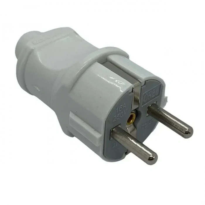 Topraklı Erkek Fiş Düz Tip 16A 250V TS TFB 1010