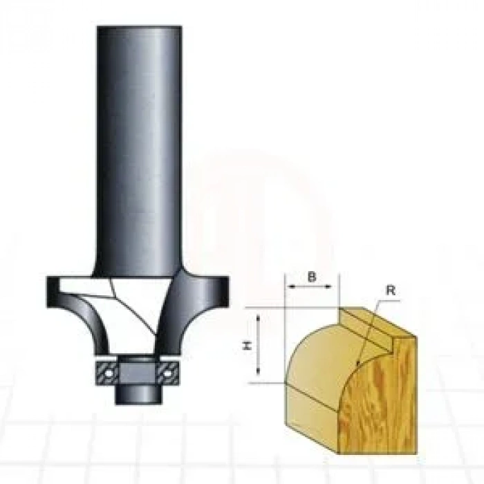 Topshop TH14467 BALIK SIRTI FREZE BIÇAĞI 12xR30 - TSP14467