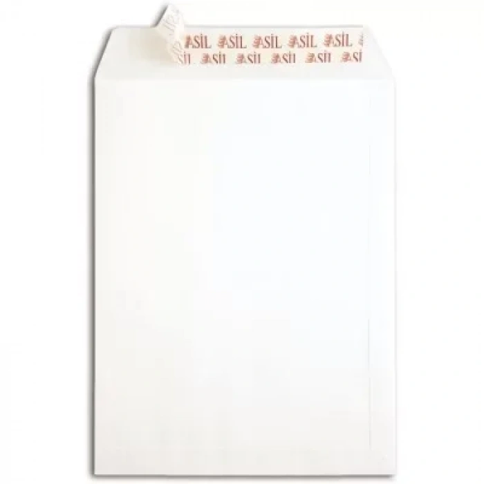 Torba Zarf 17x25cm Beyaz 110gr (50 Li Paket)