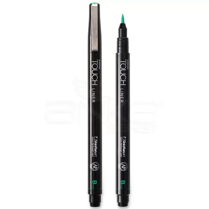 Touch Liner Brush Green Fırça Uçlu Kalem B