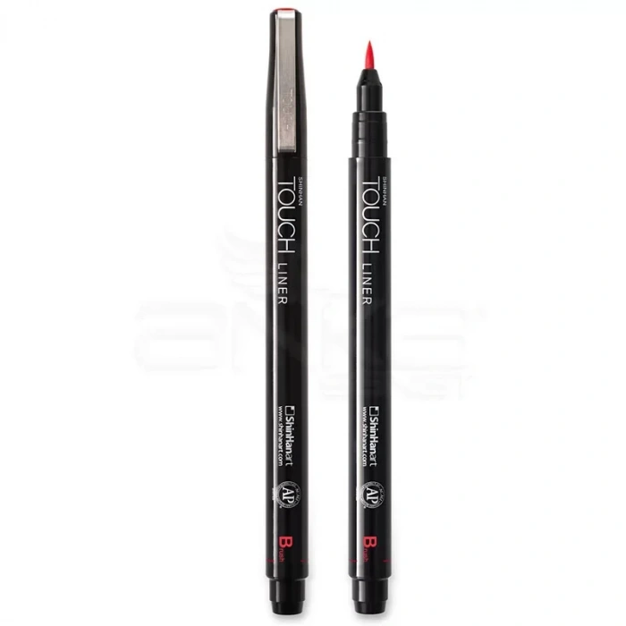 Touch Liner Brush Red Fırça Uçlu Kalem B