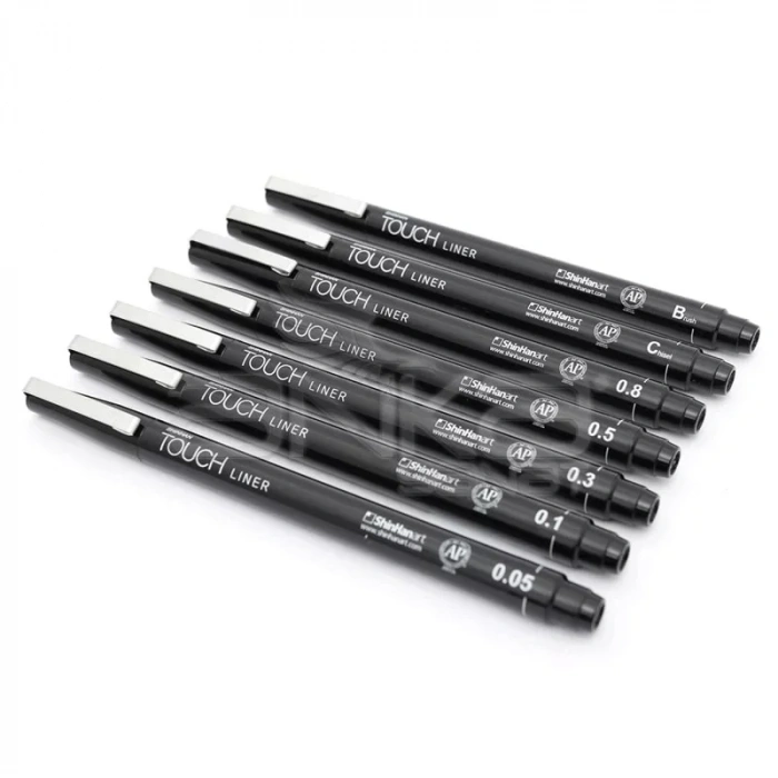 Touch Liner Siyah Teknik Çizim Kalemi
