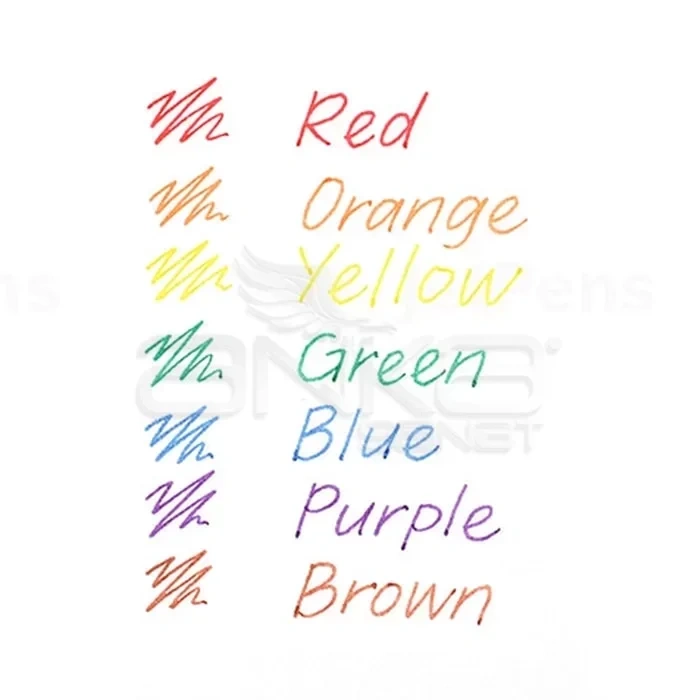 Touch Liner Teknik Çizim Kalemi 7li Set Renkli Sh4105007