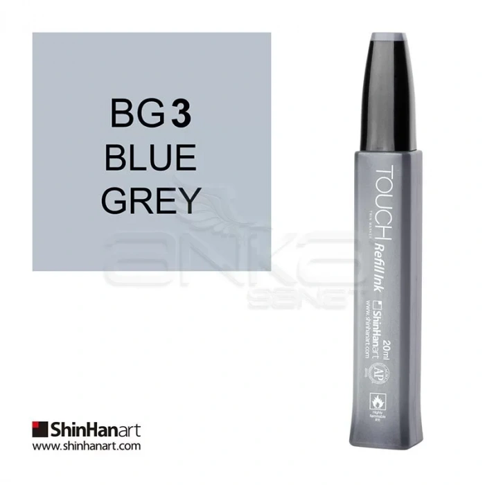 Touch Twin Marker Refill İnk 20ml Bg3 Blue Grey