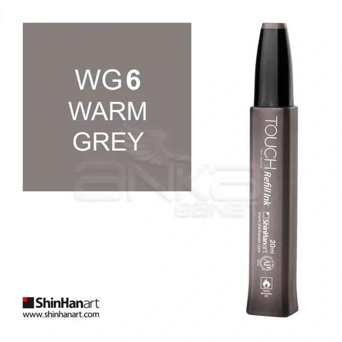 Touch Twin Marker Refill İnk 20ml Wg6 Warm Grey