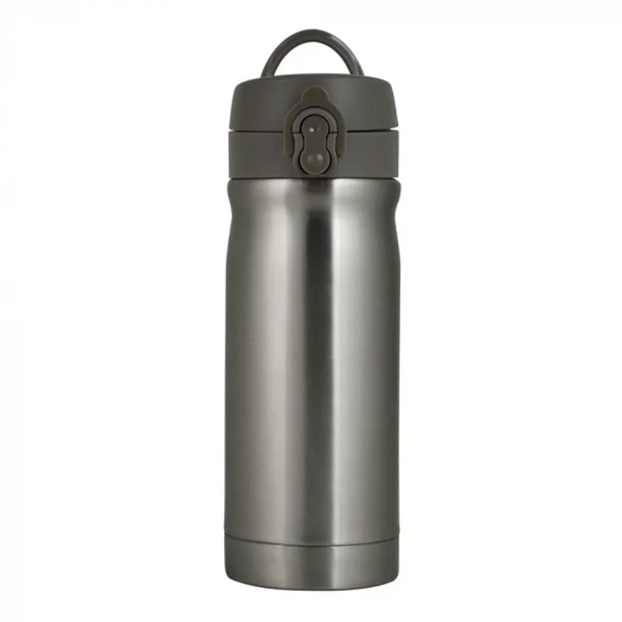 Trendix Çelik İçli Matara 350 ml Neon Metalik Gri U1800-MG