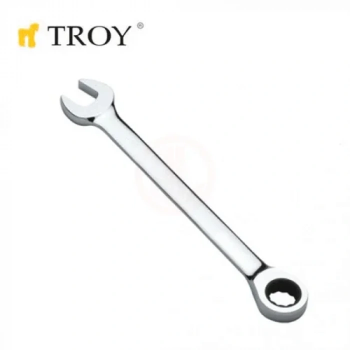 Troy 21712 Cırcırlı Kombine Anahtar, 12mm