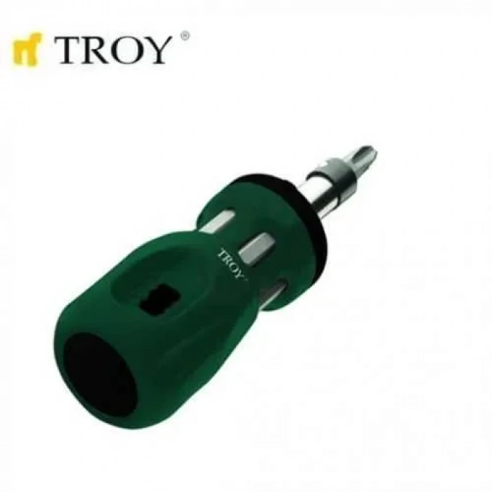 Troy 22006 Bits Uçlu Cırcırlı Topaç Tornavida Seti
