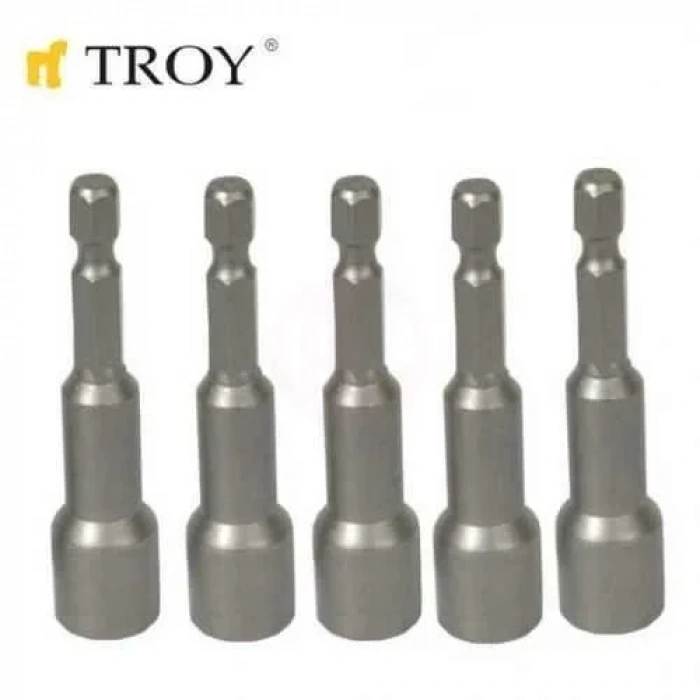 Troy 22292 Bits Uç Girişli Lokma Seti (10x65mm, 5 Adet)