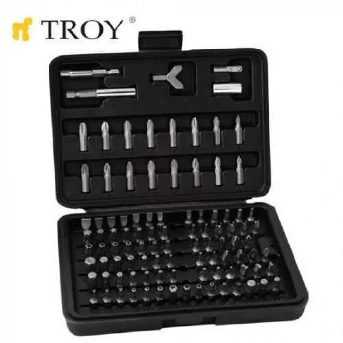Troy 22302 Bits Uç Seti, 100 Parça