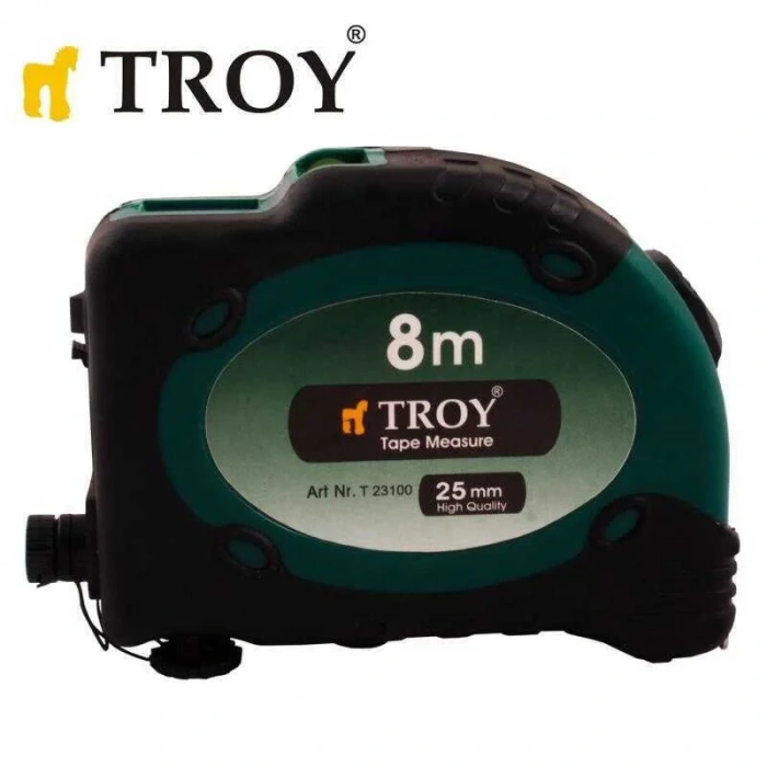 Troy 23100 Lazerli Şerit Metre 8 x 25mm