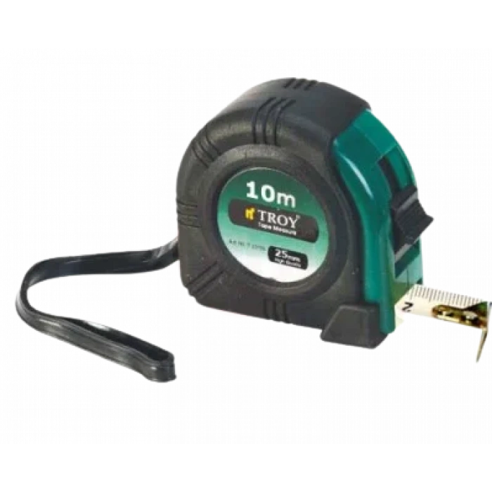 Troy 23110 Stoperli Şerit Metre (10mx25mm)