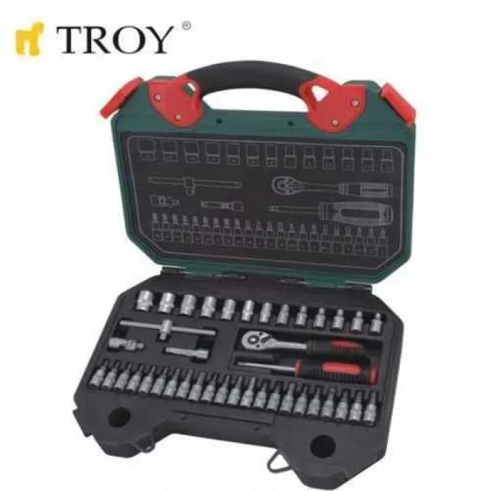 Troy 26100 Lokma Anahtar Takımı (40 Parça, Metrik)