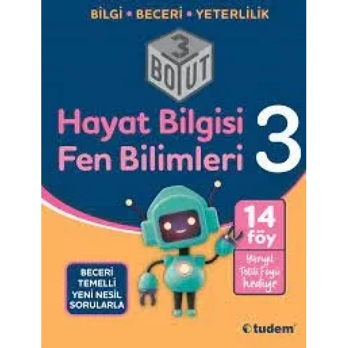 Tudem 3.sınıf Hayat Bilg.+ Fen Bilimleri 3 Boyut