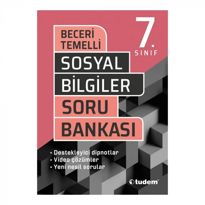 Tudem  7.Sınıf Sosyal Bilimler Beceri Temelli Soru Bankası 2021