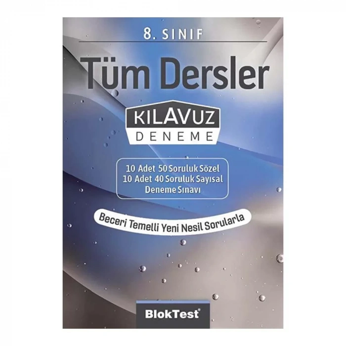 Tudem 8.sınıf Bloktest Tüm Dersler Kılavuz Deneme