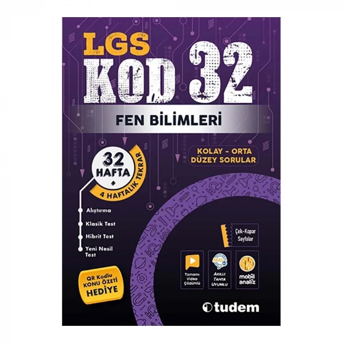 Tudem  Lgs Kod 32 Fen Bilimleri