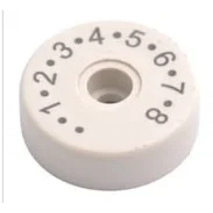 Typical GC-302/303 Plastik 8 Haneli Beyaz Numaratör / LXF-81198
