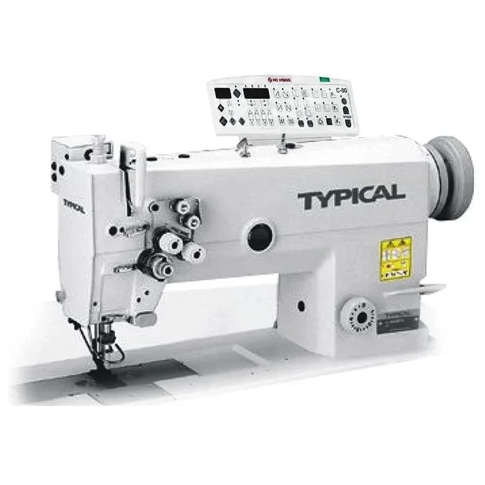 Typical Gc-6842-md3 Çift İğne Küçük Mekik İptalsiz İplik Kesici Kilit Dikiş (ince Ve Orta Mat. İçin)