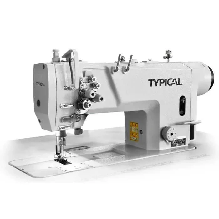 Typical GC-9420-M Çift İğne Küçük Mekik İptalsiz İplik Kesicili Kilit Dikiş Mikro Yağlamalı Direct Drive Orta Mat için