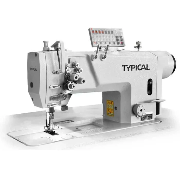 Typical Gc-9420-md3 Çift İğne Küçük Mekik İptalsiz İplik Kesicili Kilit Dikiş Mikro Yağlamalı Direct Drive Orta Mat İçin