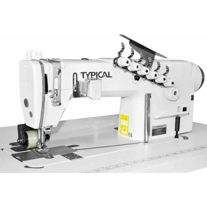 Typical Gk-0056d-/p-4 3 İğne Zincir Dikiş D.drive İğne Poz.servo Motor Merdane Çekerli