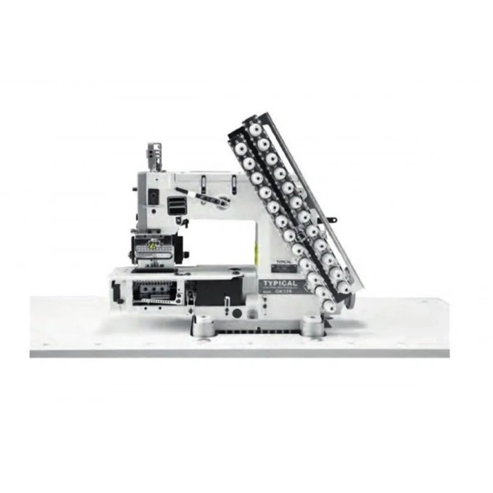 Typical Gk-328-6p Mekanik Motorlu Mekanik 6 İğneli Burunlu Merdaneli Lastik Makinesi