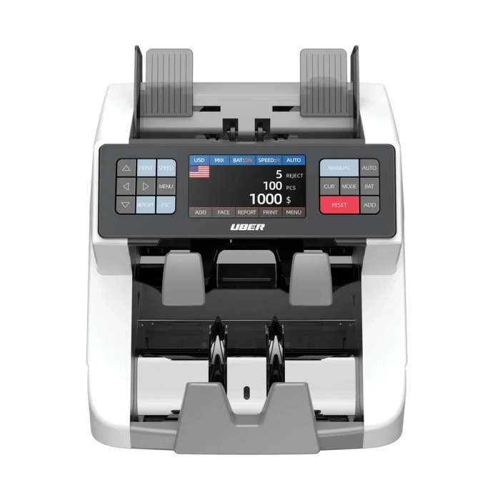 Uber 950 Profesyonel Karışık ve Sıralı Para Sayma ve Kontrol Makinesi
