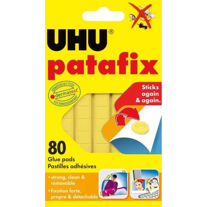Uhu 50140 Tac Patafix Sarı Yapıştırıcı