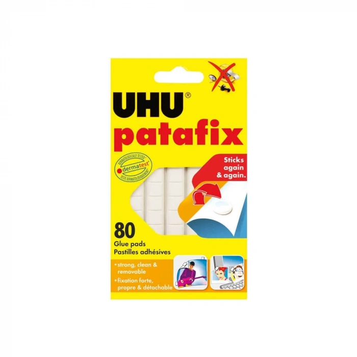 Uhu Patafix Hamur Yapıştırıcı 80li Beyaz 41710