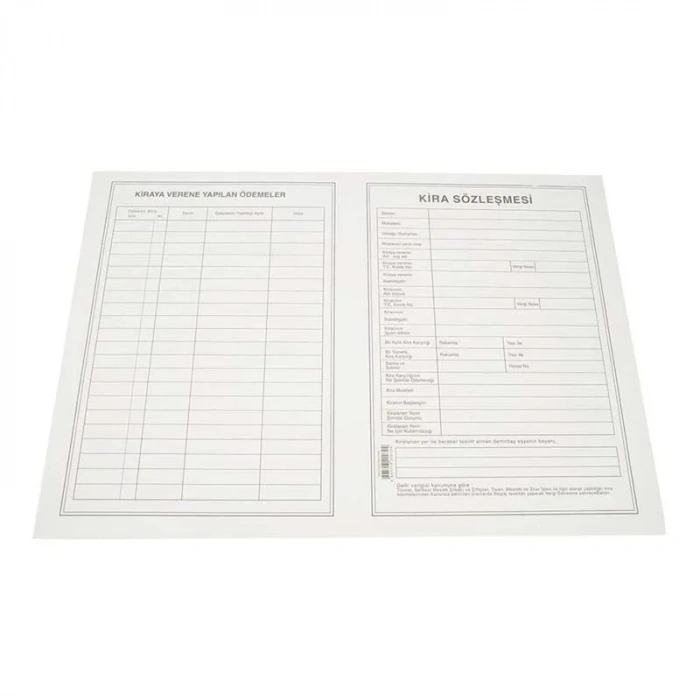 Ulaş Kira Kontratı 100 Lü