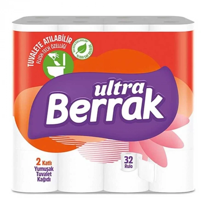 Ultra 2 Katlı ve Parfümlü Tuvalet Kağıdı - 32 Rulo