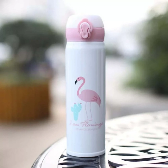 Unick Color Flamingo Çelik Matara 500ml 3504