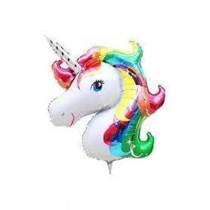 Unicorn Renkli Supershape 105cm Folyo Balon