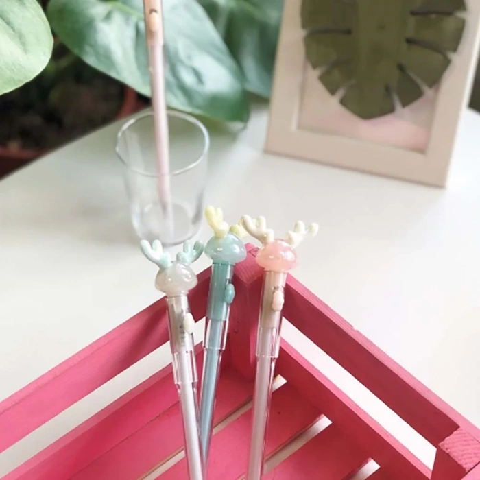 Unicus Işıklı Geyik Jel Tükenmez Kalem Tekli  UNCS-2020