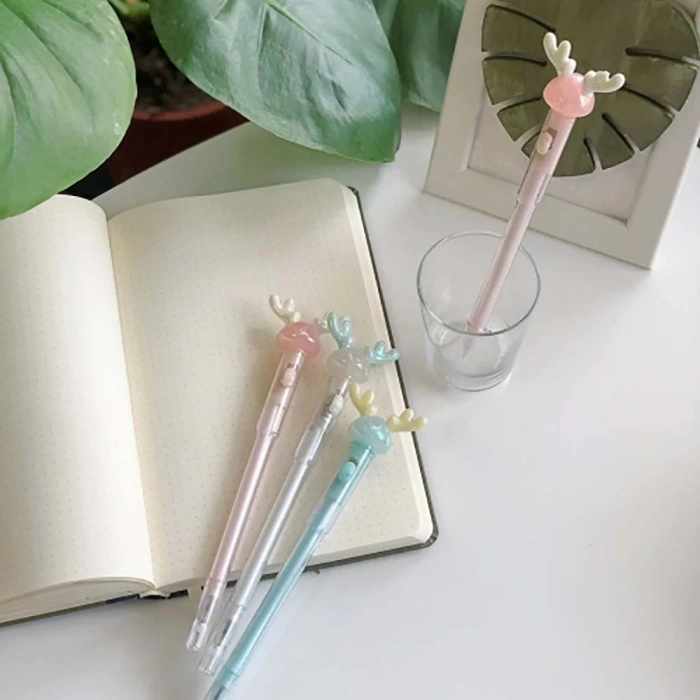 Unicus Işıklı Geyik Jel Tükenmez Kalem Tekli  UNCS-2020