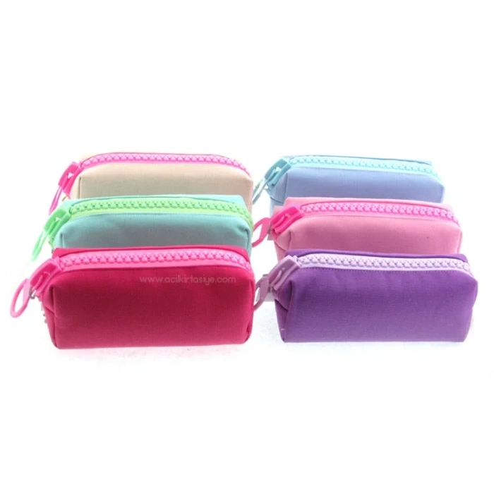 UNİCUS UNCS-922 BİG ZİP PASTEL KETEN KALEM KUTUSU