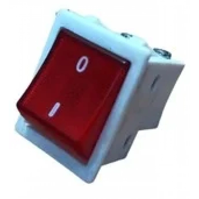 Ütü Işıklı Anahtar Beyaz Gövdeli / TY ANH GNS1